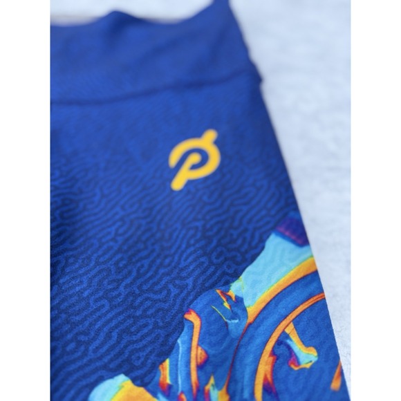 WITH For Peloton Black History Month Crop Leggings Blue Size XS High Rise - Picture 4 of 9